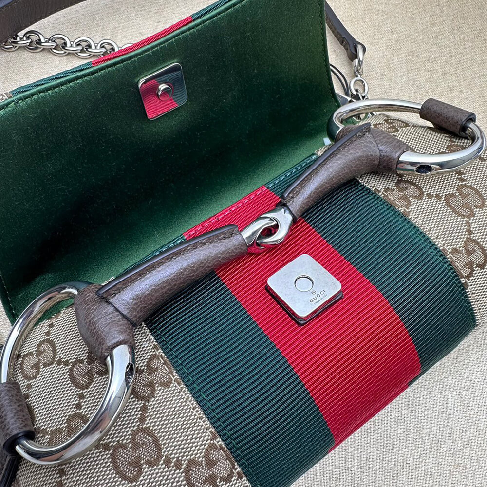 GUCCI HORSEBIT CHAIN SMALL SHOULDER BAG - Top Club
