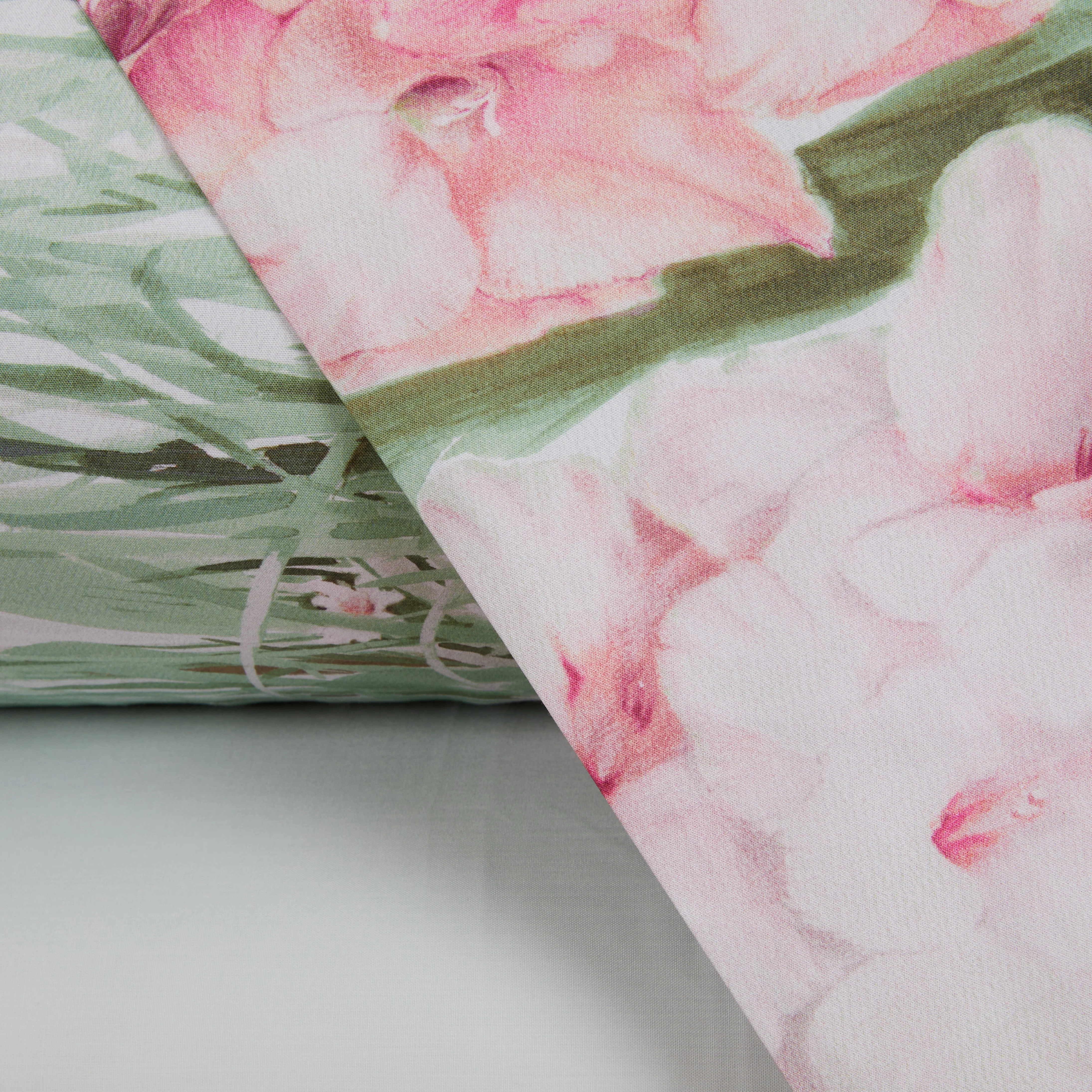 Completo Lenzuola In Percalle Gladioli Matrimoniale