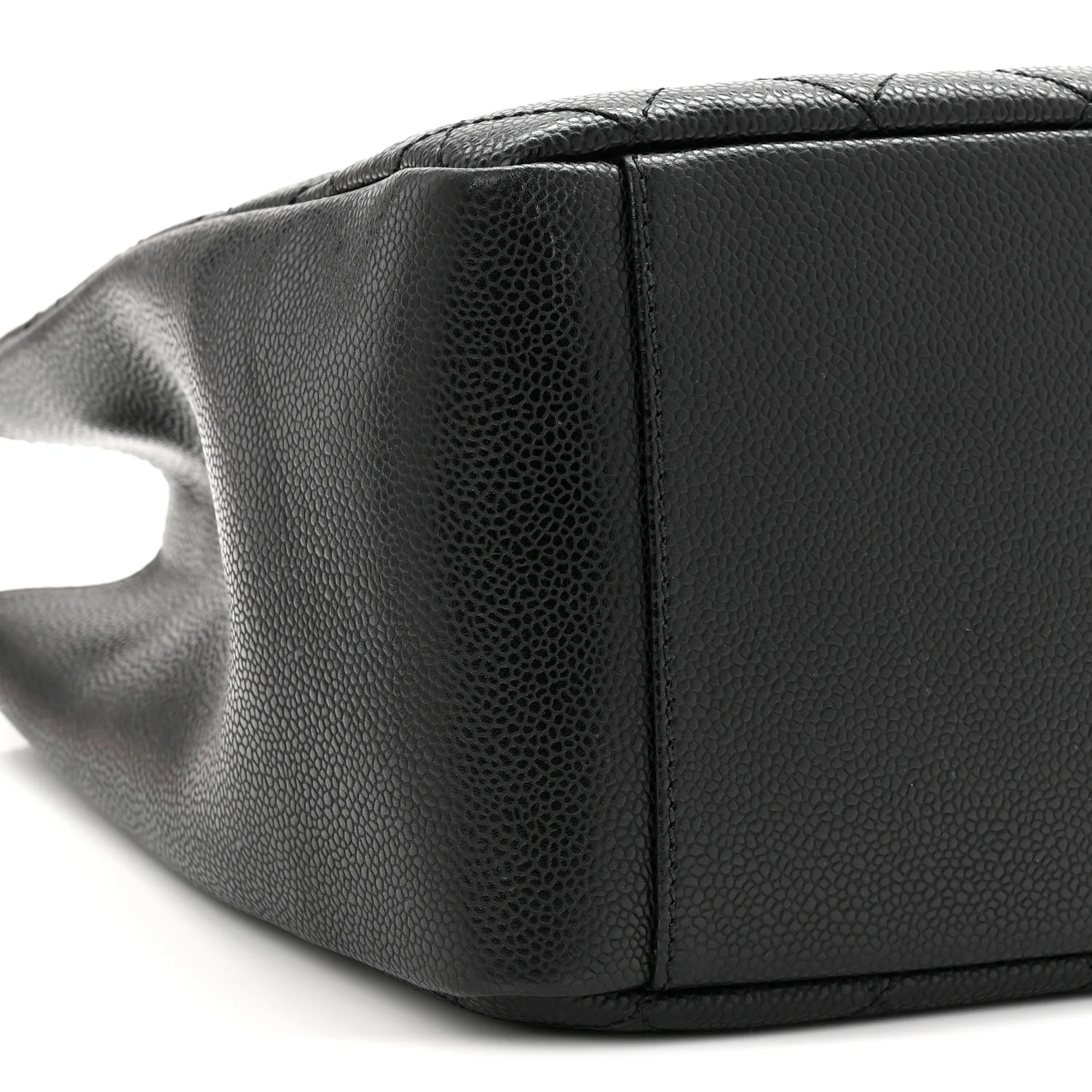 Caviar Quilted Grand Shopping Tote GST Black - Top Club