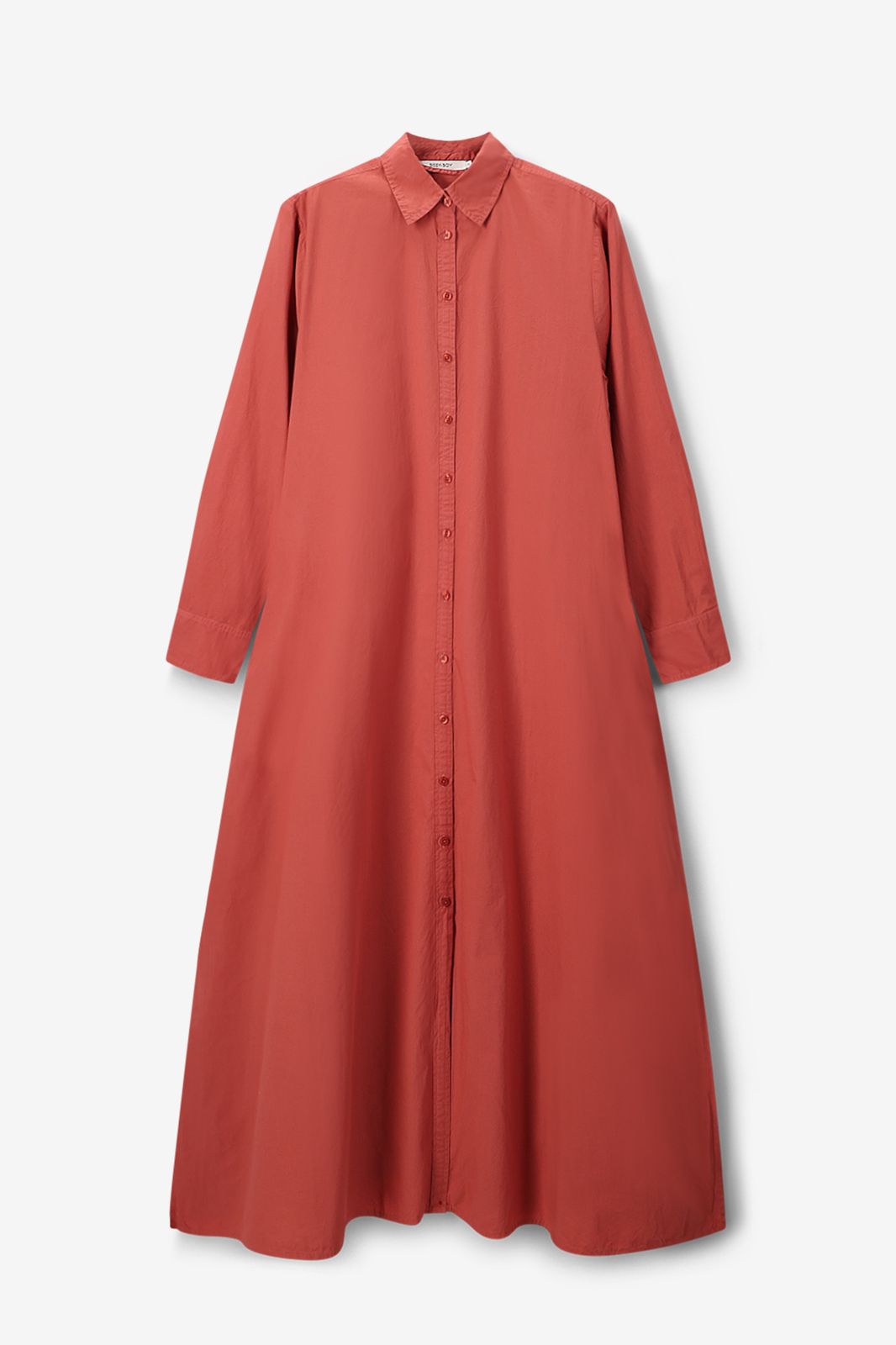 Donkeroranje maxi jurk