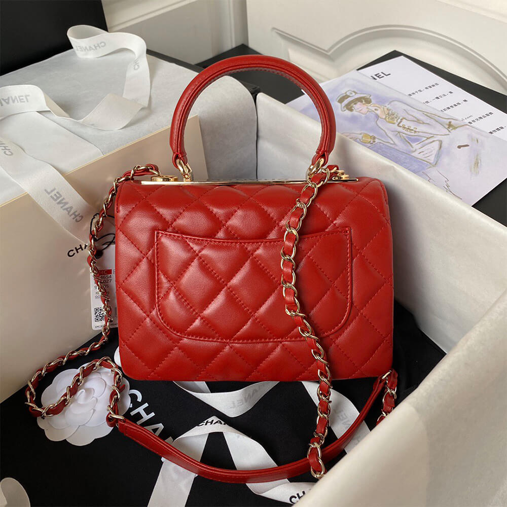 CHANEL Mini Flap Bag with Top Handle(HIGH-END GRADE) - Top Club