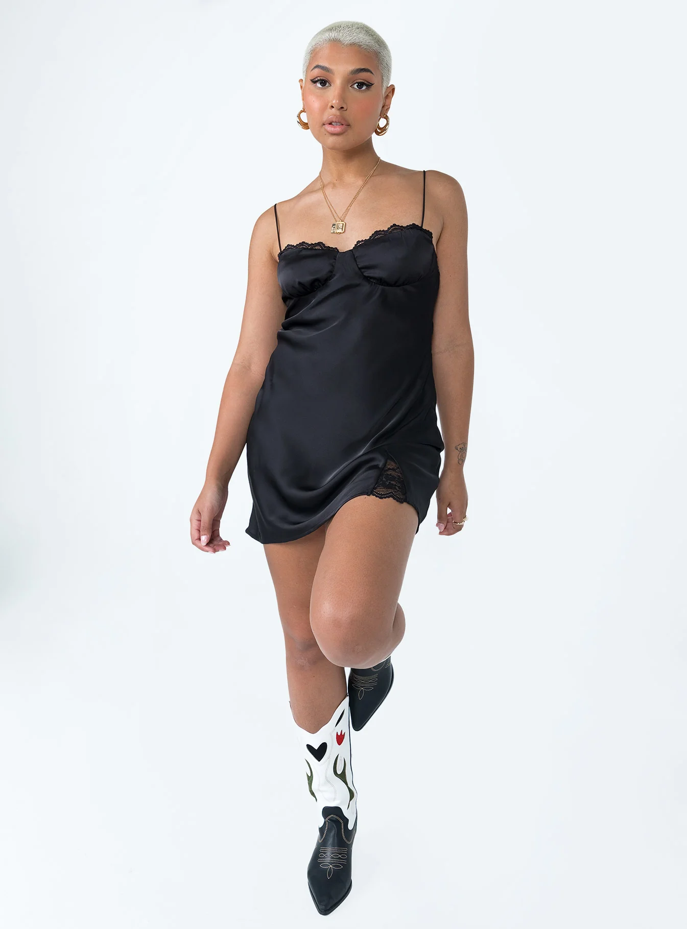 Snowbird Mini Dress Black