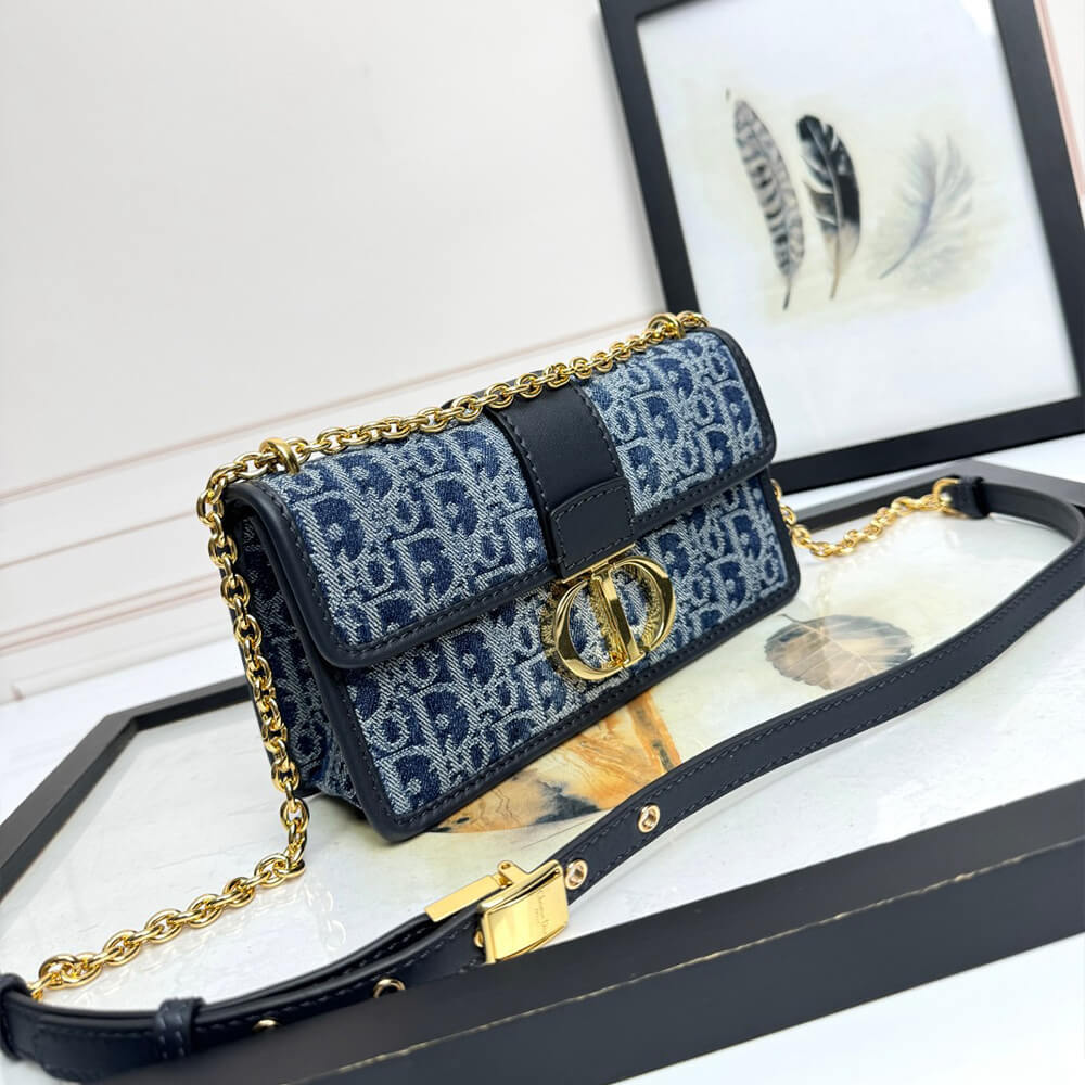 Dior 30 Montaigne East-West Bag with Chain - Top Club