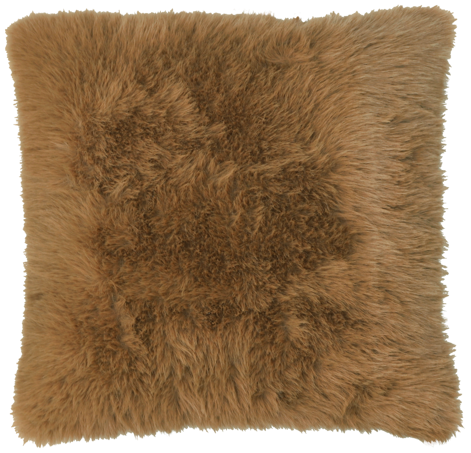 Kussen bont camel 55x55cm