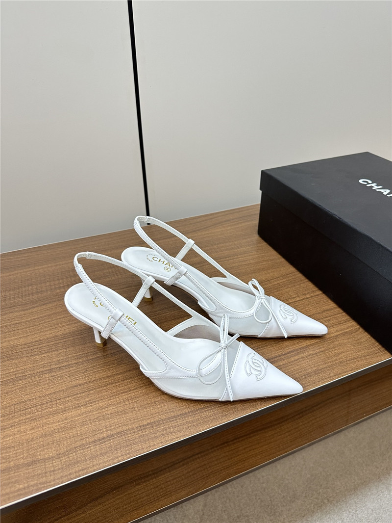 chanel pointed bow mesh sexy sandals - Sneaker Replica Workshop