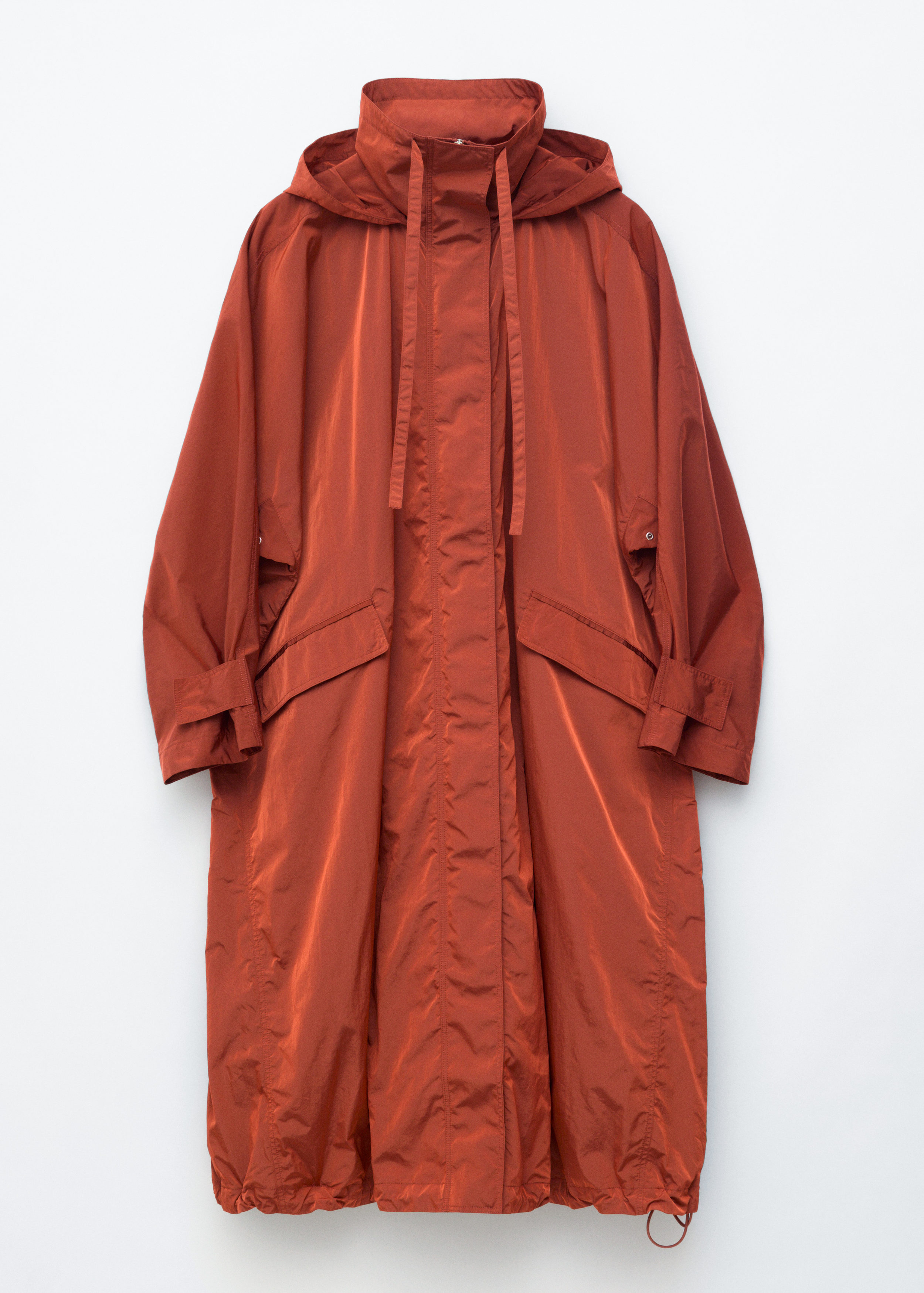 & Other Stories TECHNICAL NYLON HOODED PARKA