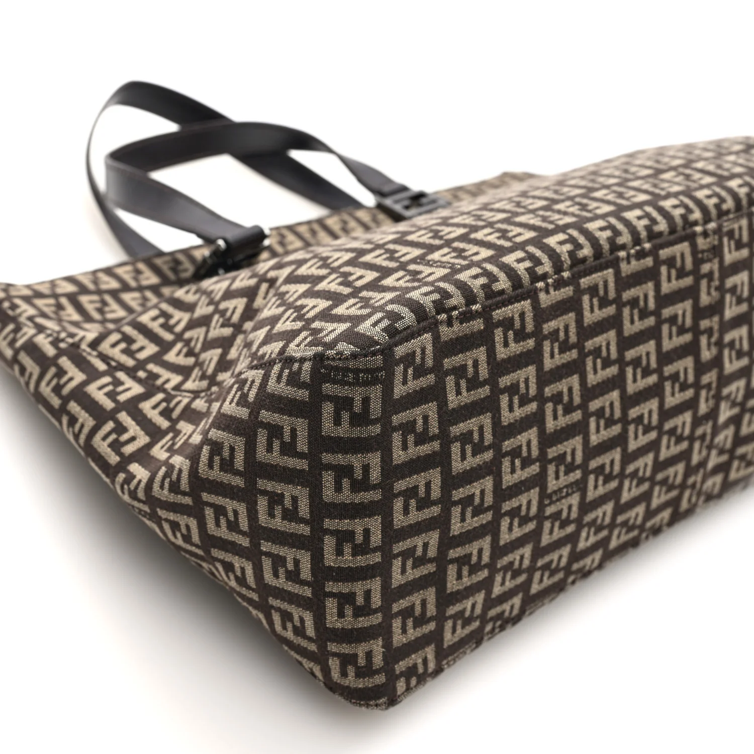 Zucchino Vitello Roll Tote Tobacco - Top Club