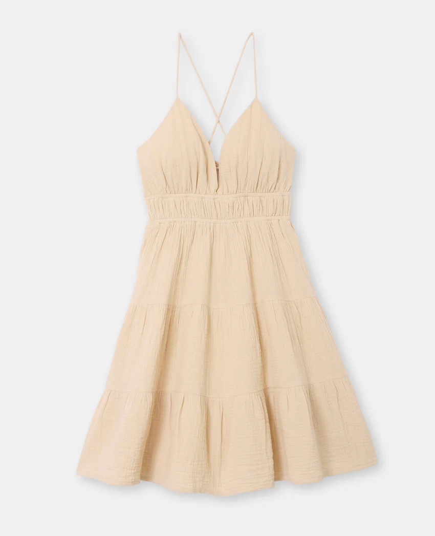 Pimkie Robe courte dos-nu en gaze de coton