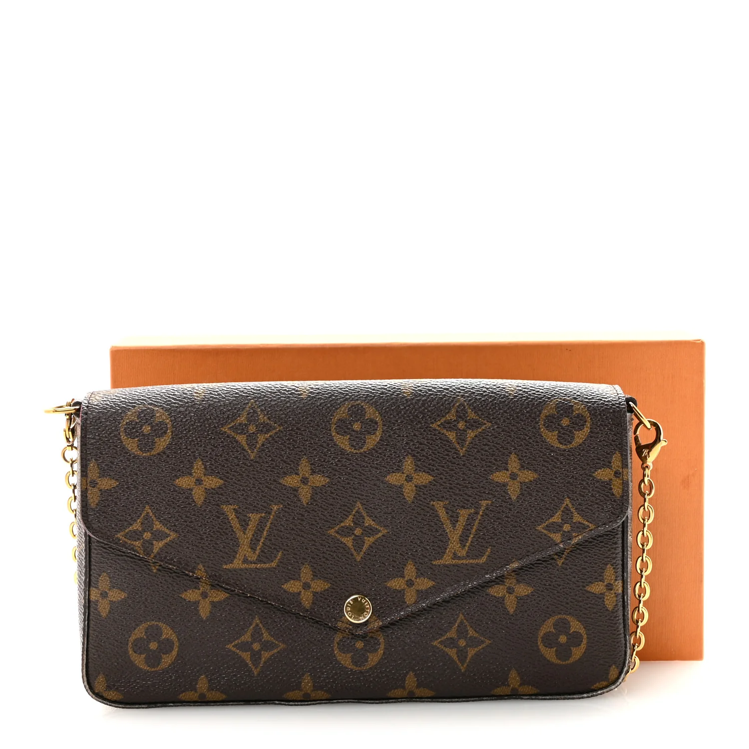Monogram Pochette Felicie Chain Wallet Fuchsia - Top Club