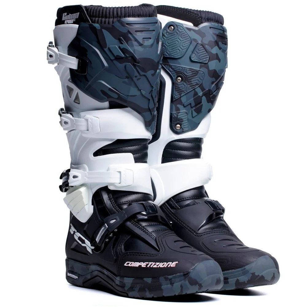 TCX COMP EVO 2 MICHELIN BOOTS - BLACK / WHITE / GRAY