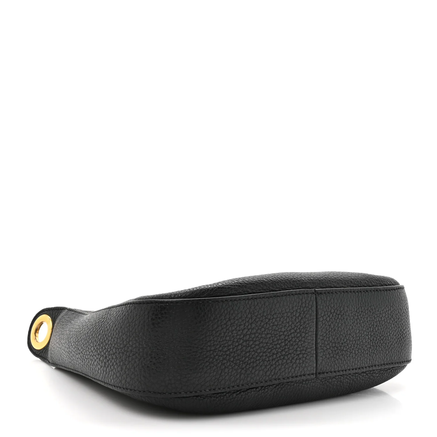 Vitello Phenix Zippered Messenger Hobo Black - Top Club