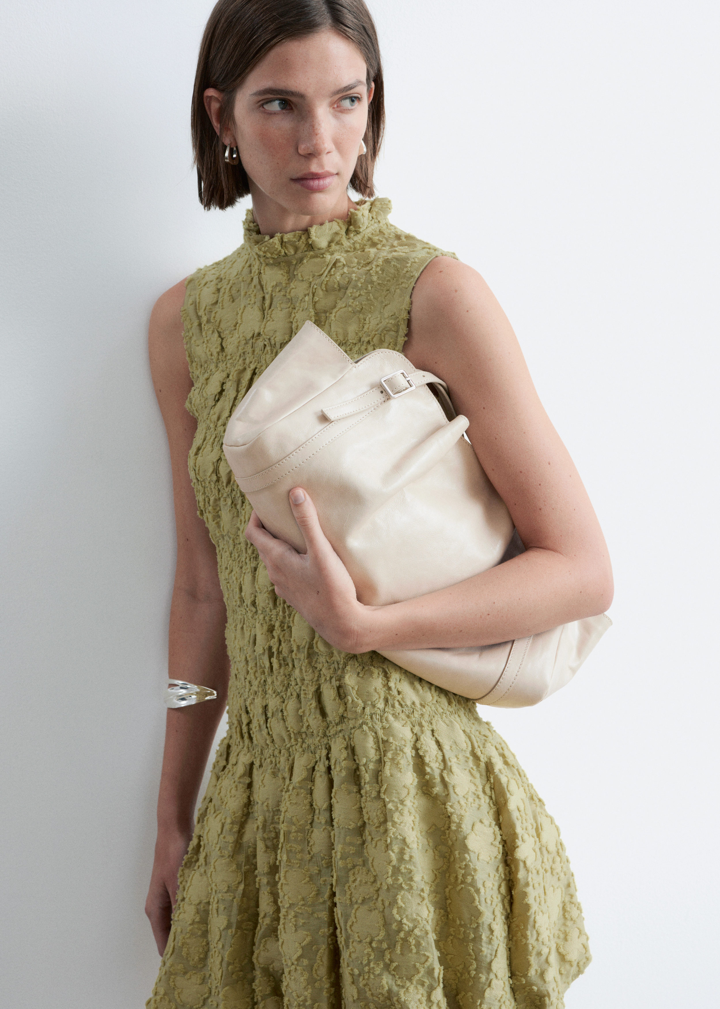 & Other Stories SMOCK MINI DRESS