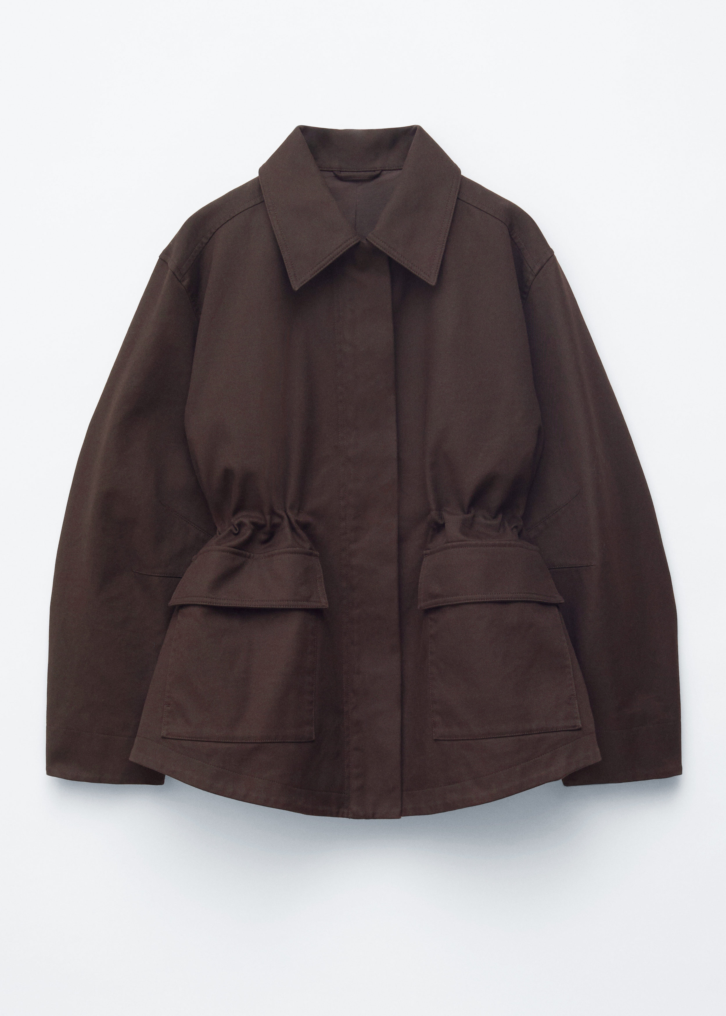 & Other Stories OVERSIZED DRAWSTRING UTILITY JACKET