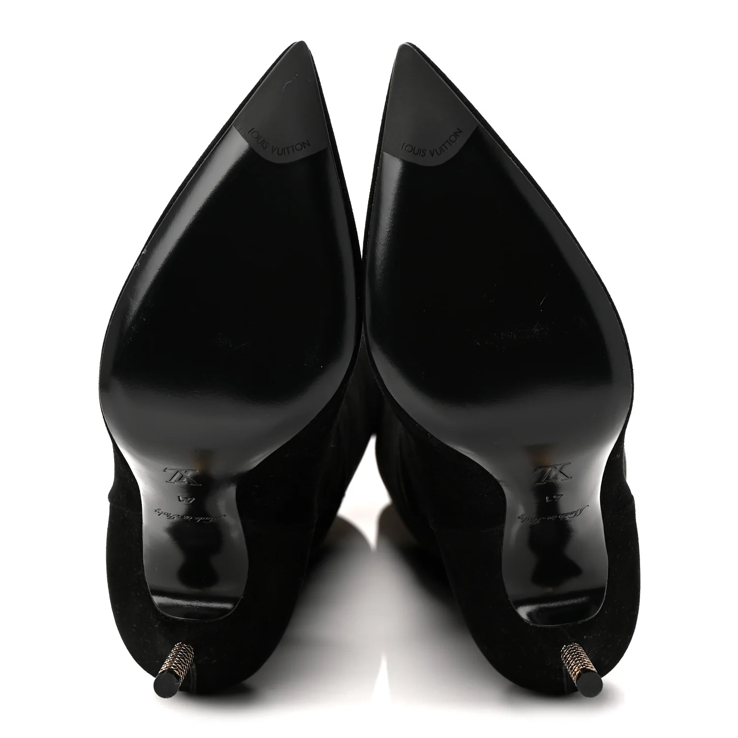 Suede High Boots 41 Black - Top Club