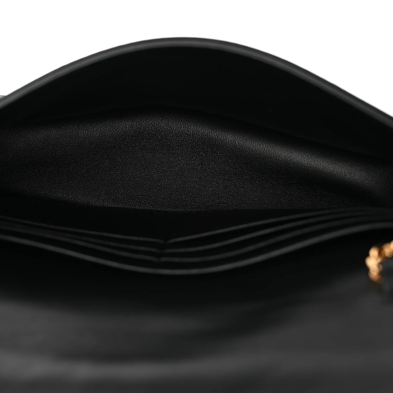 Nappa Matisse FF Embossed Wallet On Chain Black - Top Club