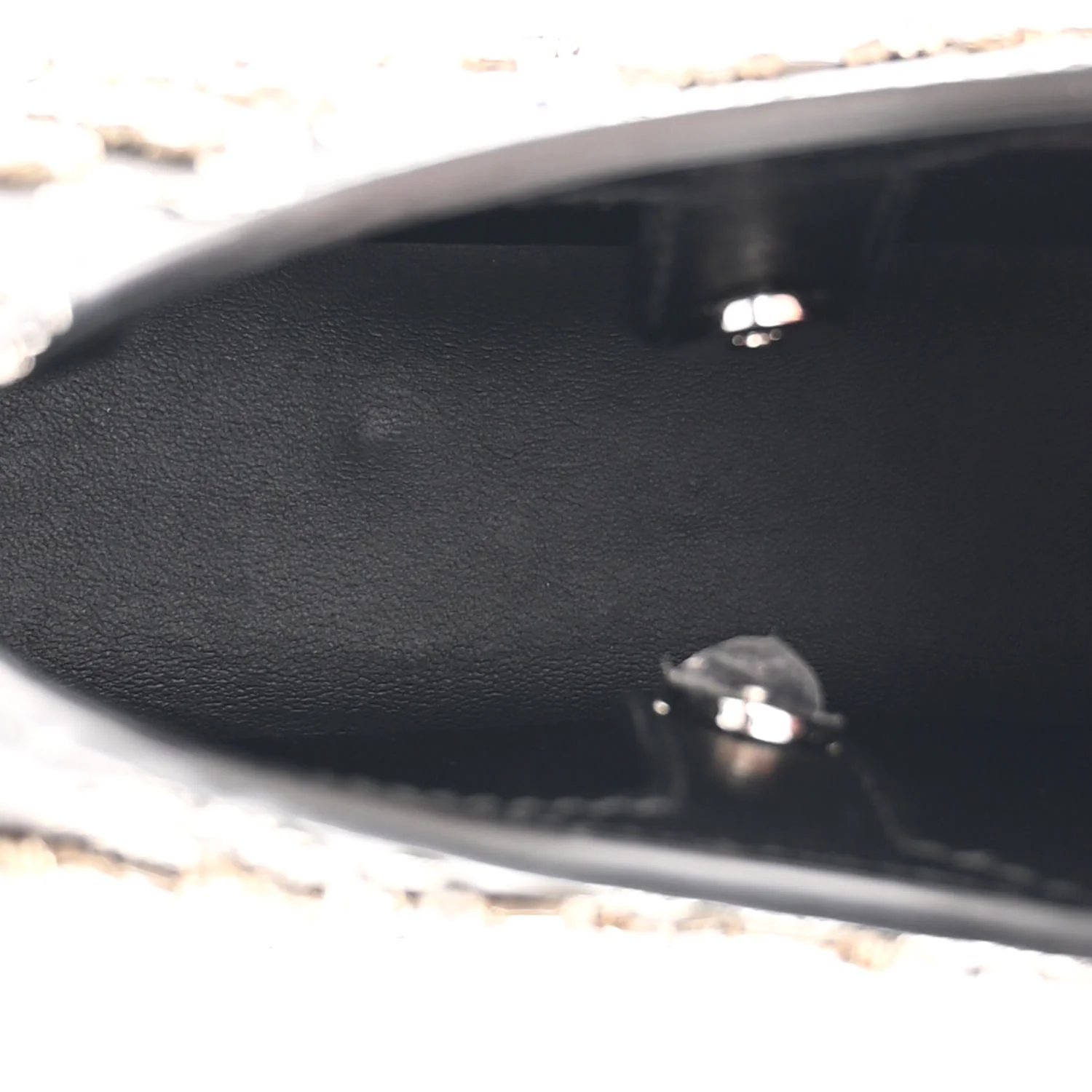 Lambskin Embellished Crystal Mini T-Bar Bag Black - Top Club