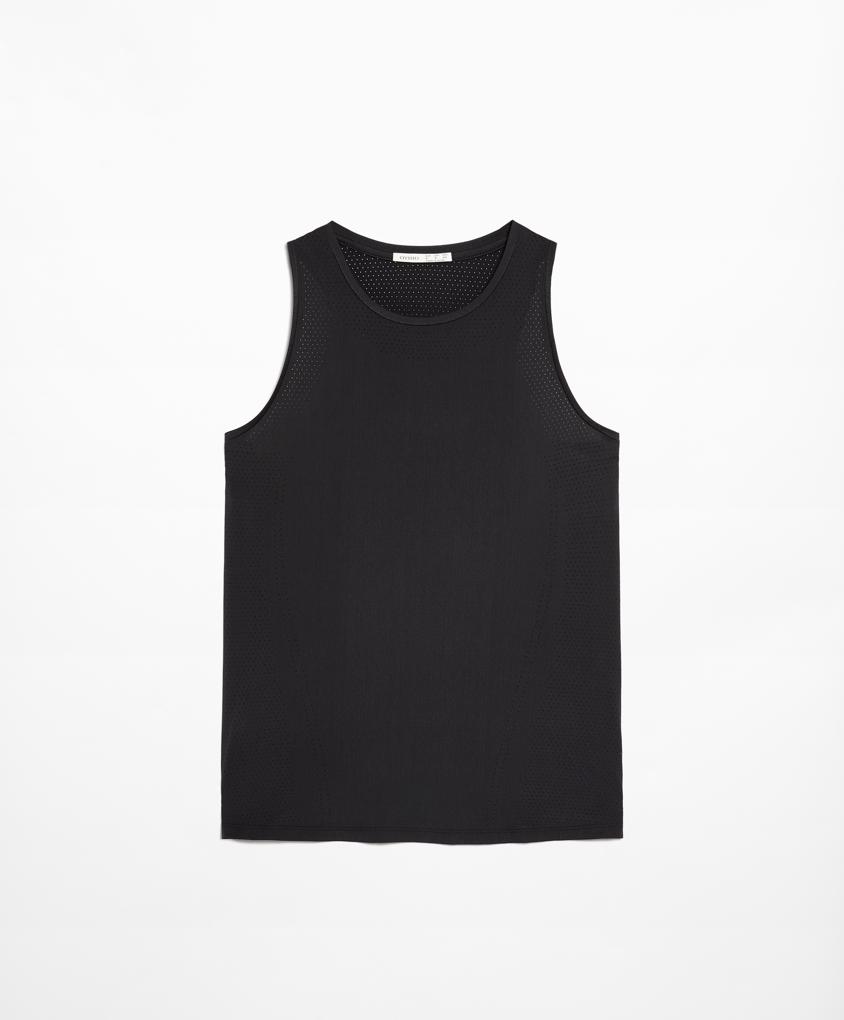 OYSHO Sleeveless technical T-shirt with open back