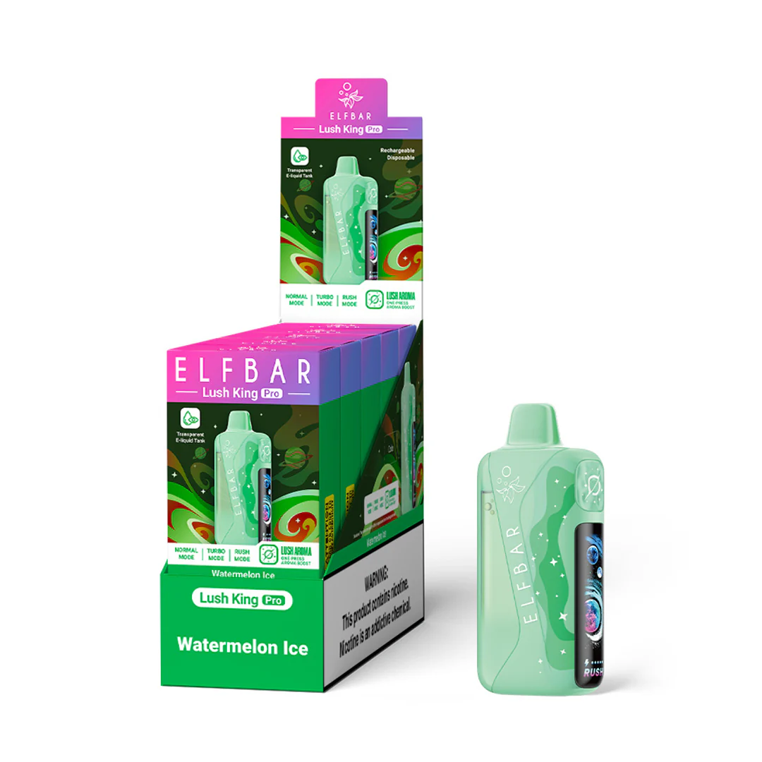 ELFBAR Lush King Pro Rechargeable Disposable Vape (All Flavours)