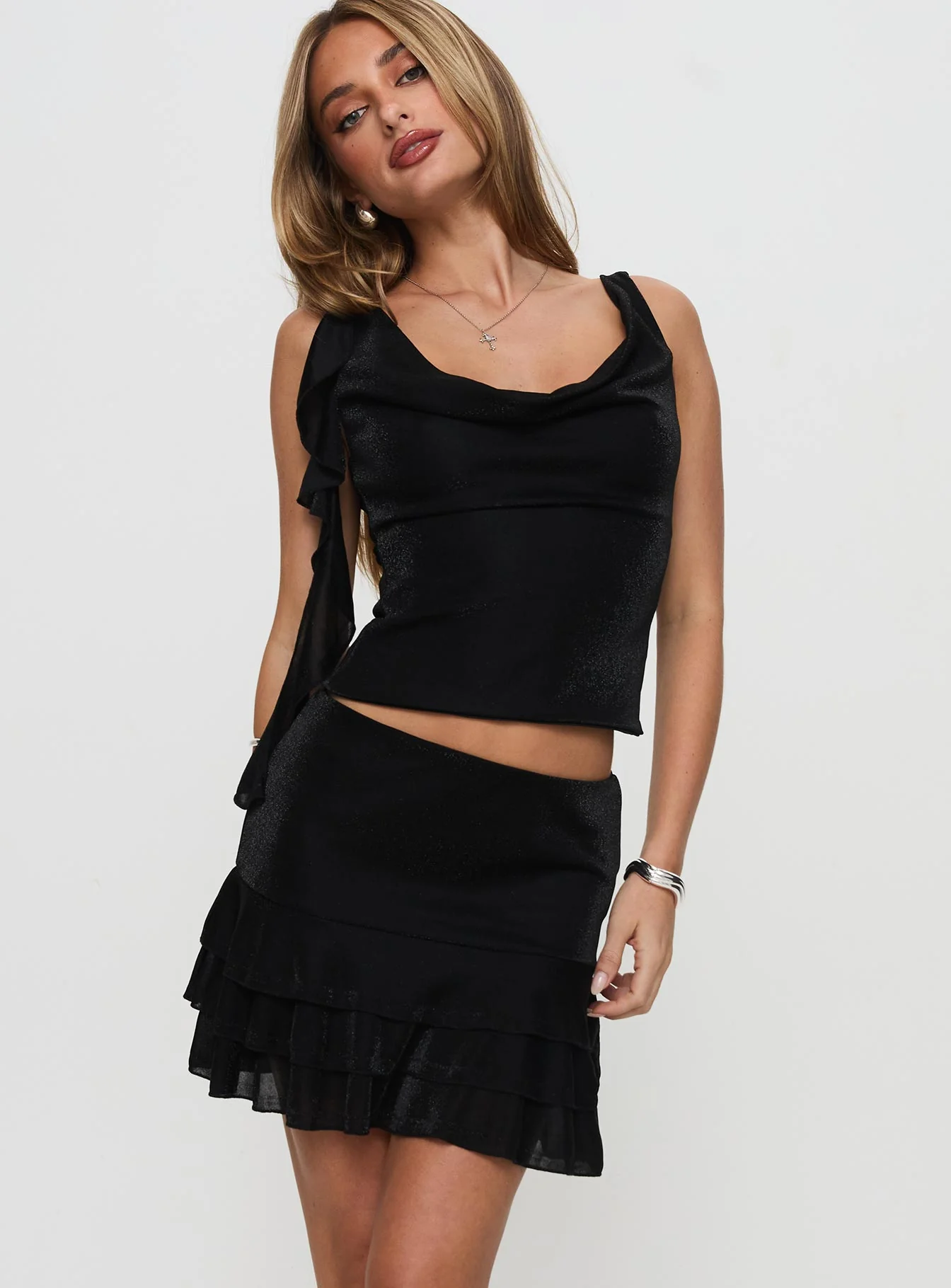 Jazzlin Ruffle Mini Set Black