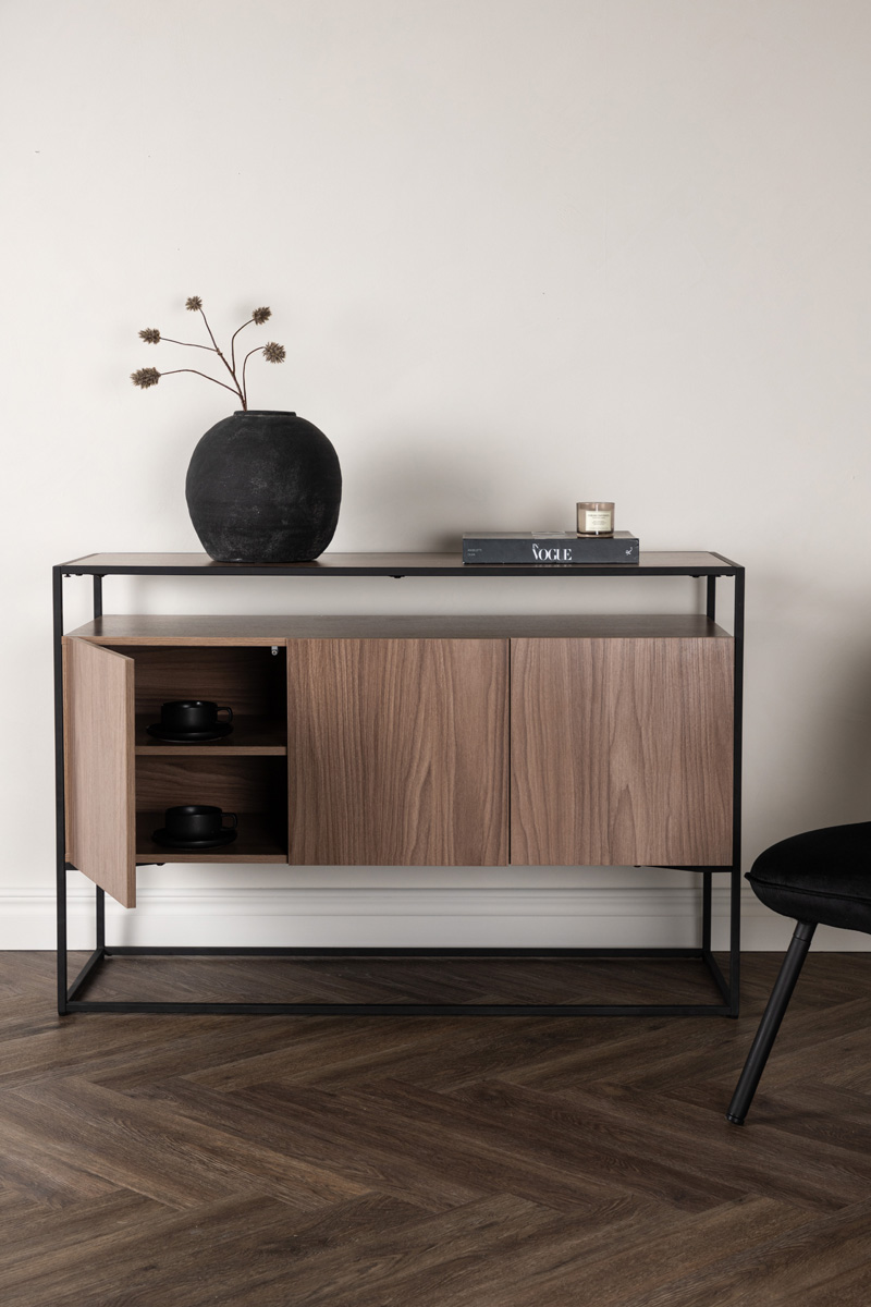 Houten dressoir Cedric Zwart