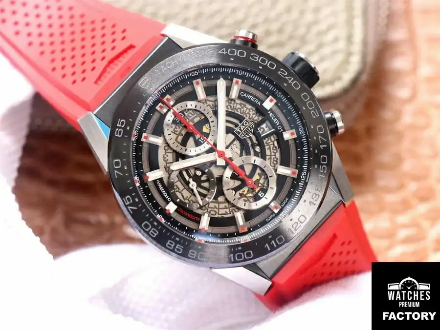 TAG Heuer Carrera CAR2A1Z.FT6050 XF Factory Red Strap