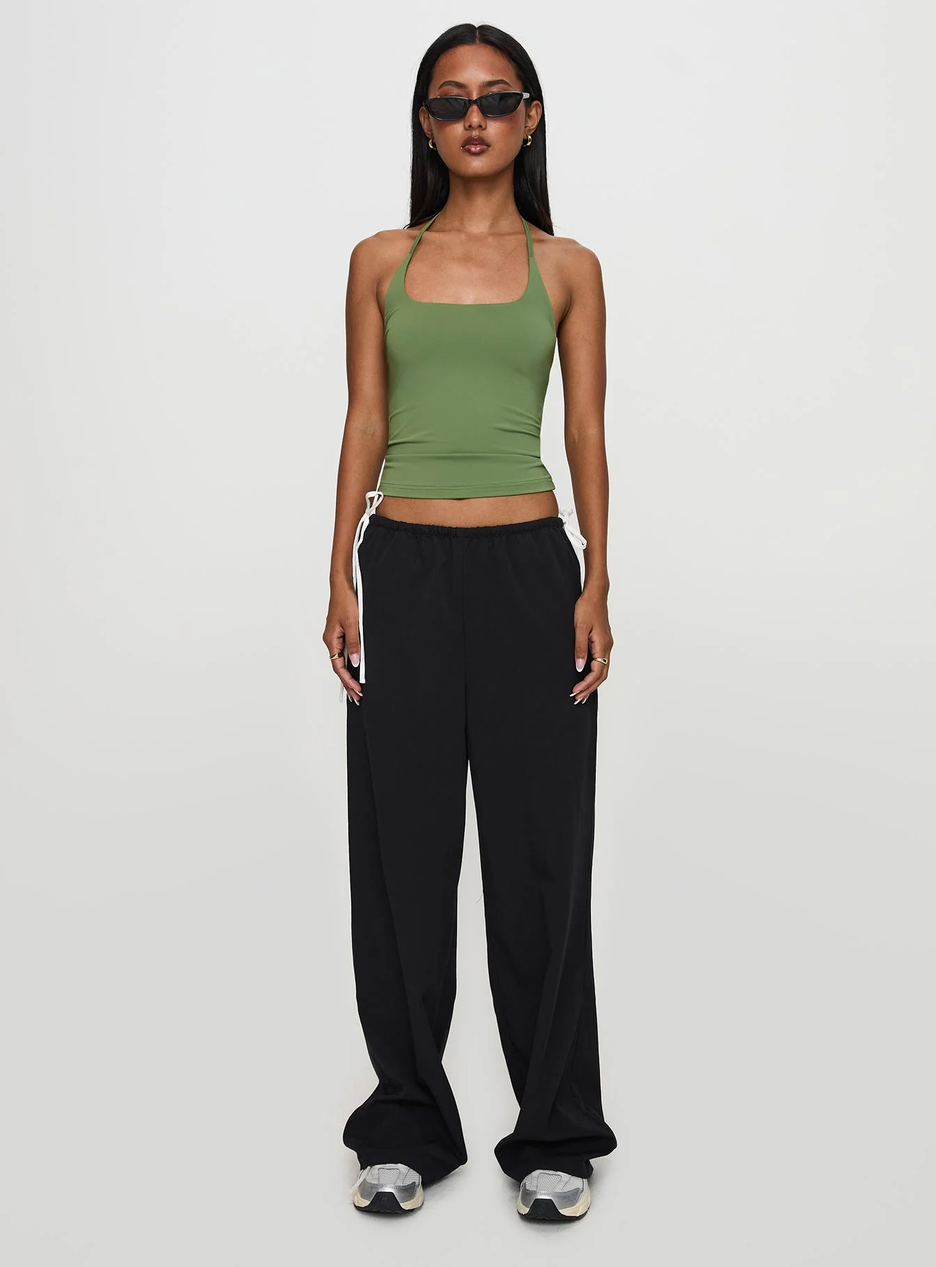 Ezekiel Nylon Top Green