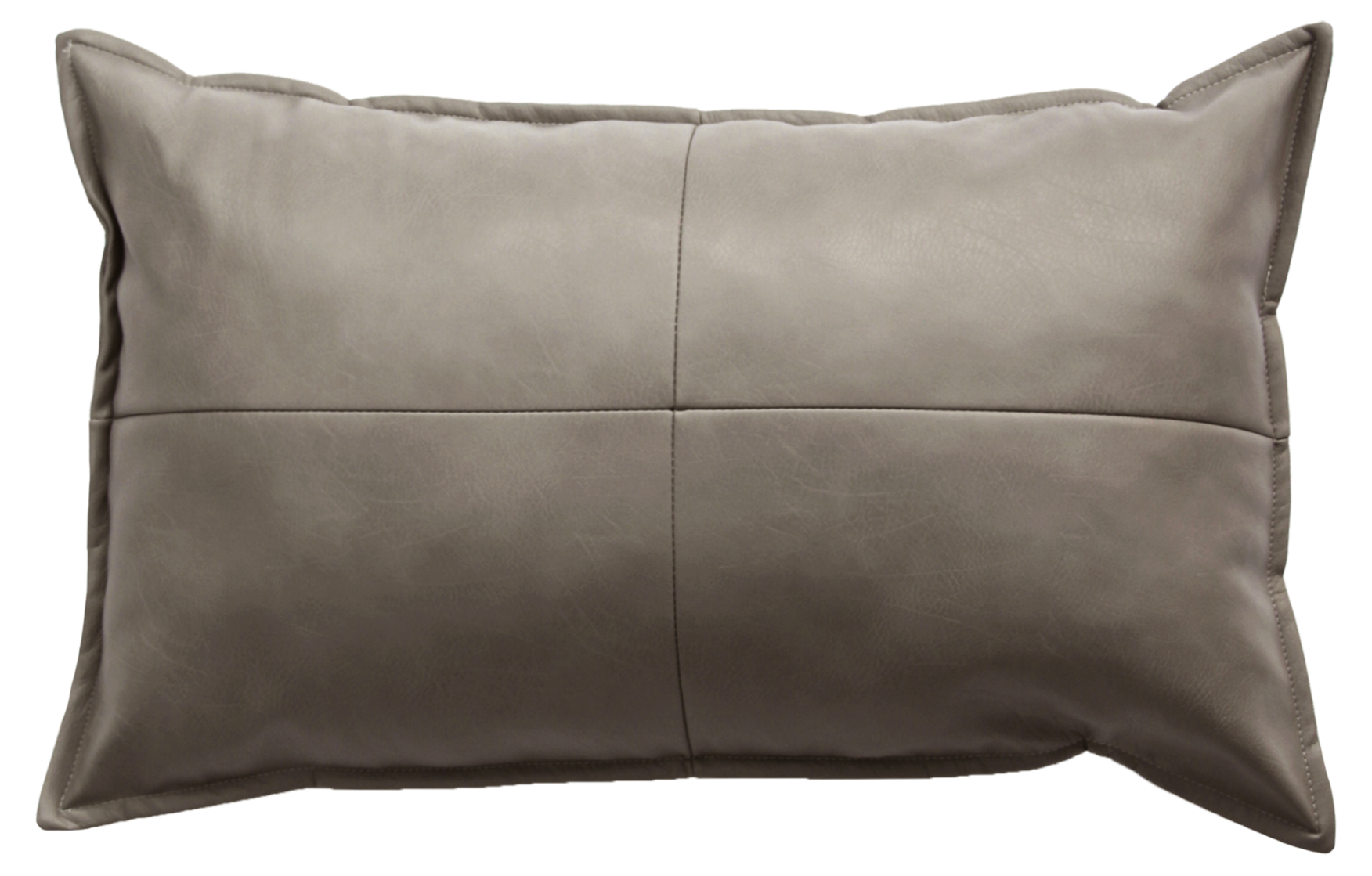 kussen leather zand
