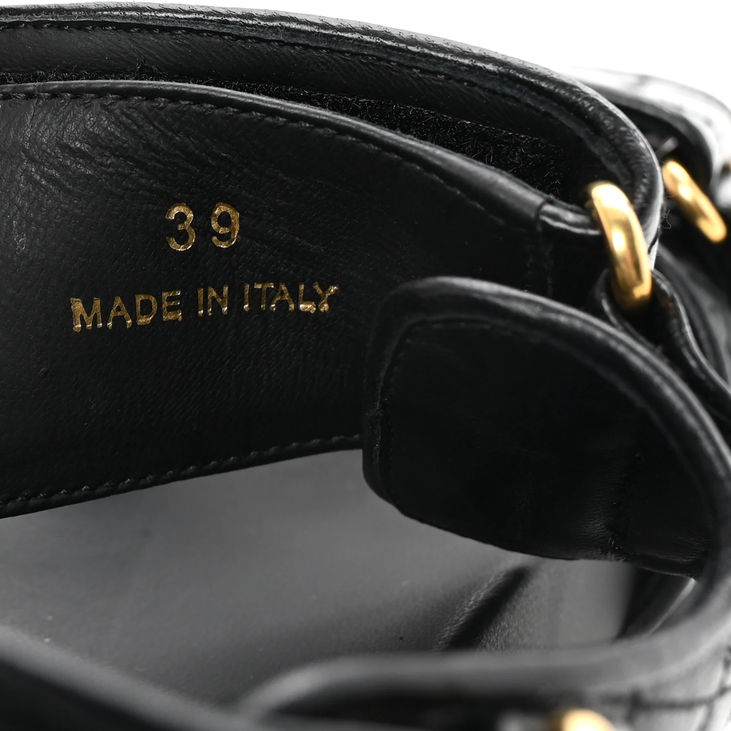 Nappa Matelasse Sporty Sandals 39 Black - Top Club