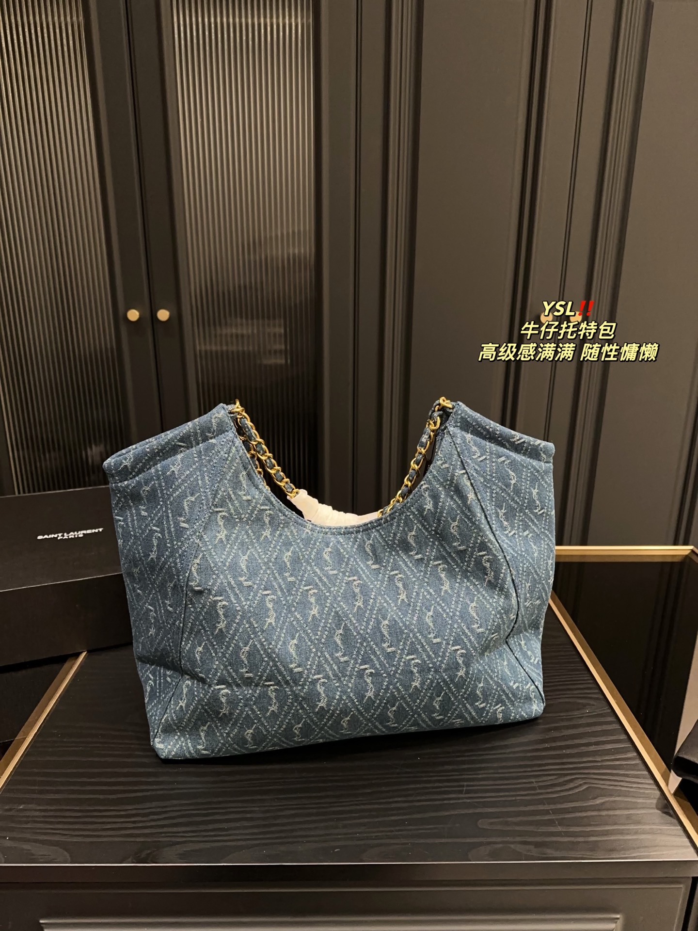 Y new arrival denim tote bag size: 39*35 cm - Top Club