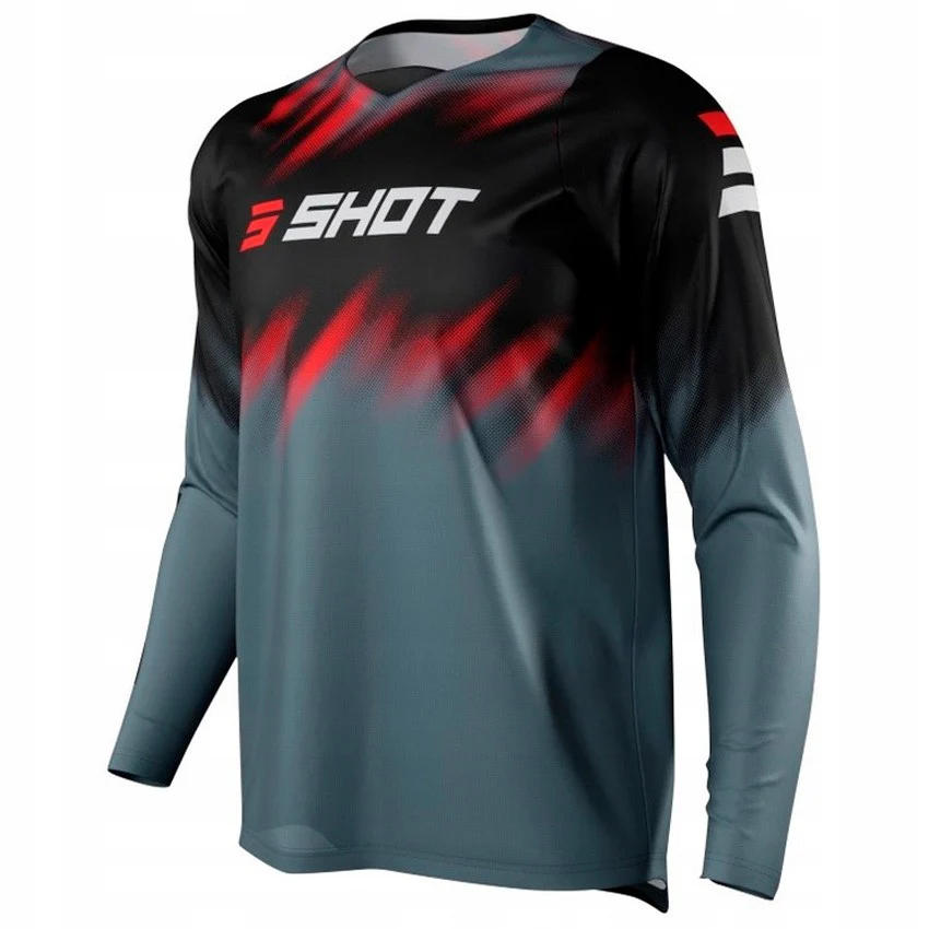 SHOT VERSUS T-SHIRT BLACK / RED