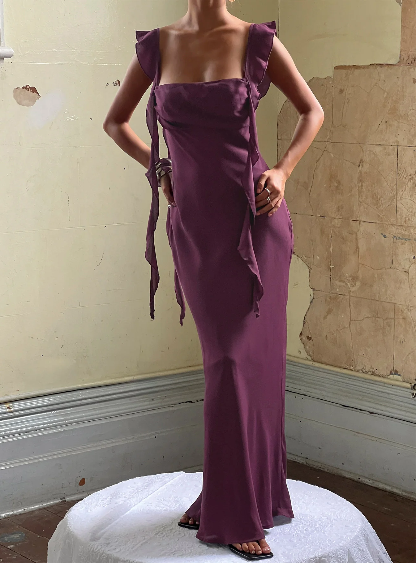 Lanai Maxi Dress Plum