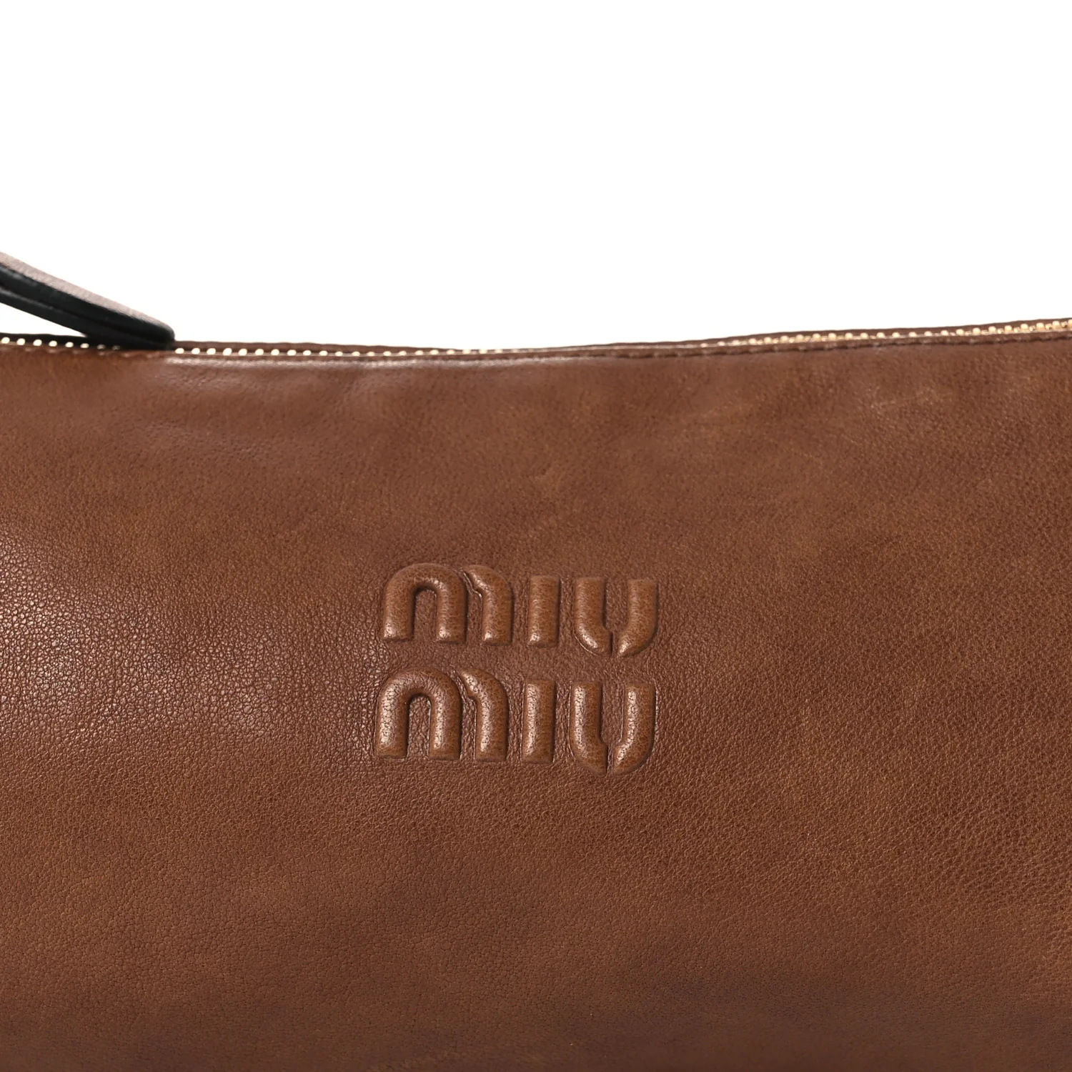 Nappa Aviator Mini Pouch Rovere - Top Club