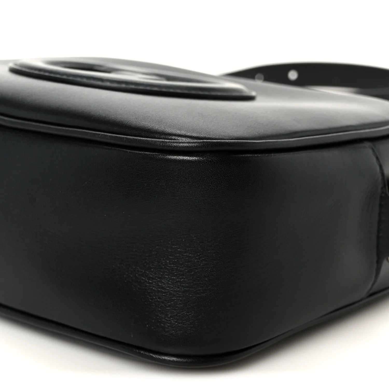 Sweetbread Calfskin Mini Blondie Bag Black - Top Club