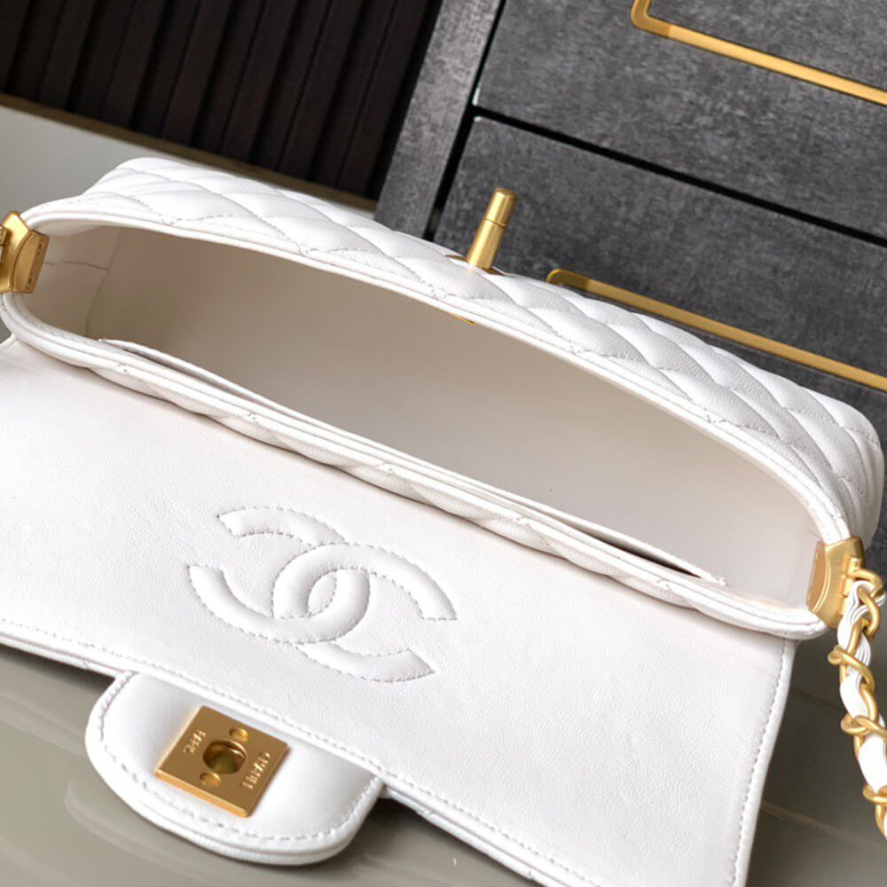 CHANEL Mini Flap Bag with Top Handle(HIGH-END GRADE) - Top Club