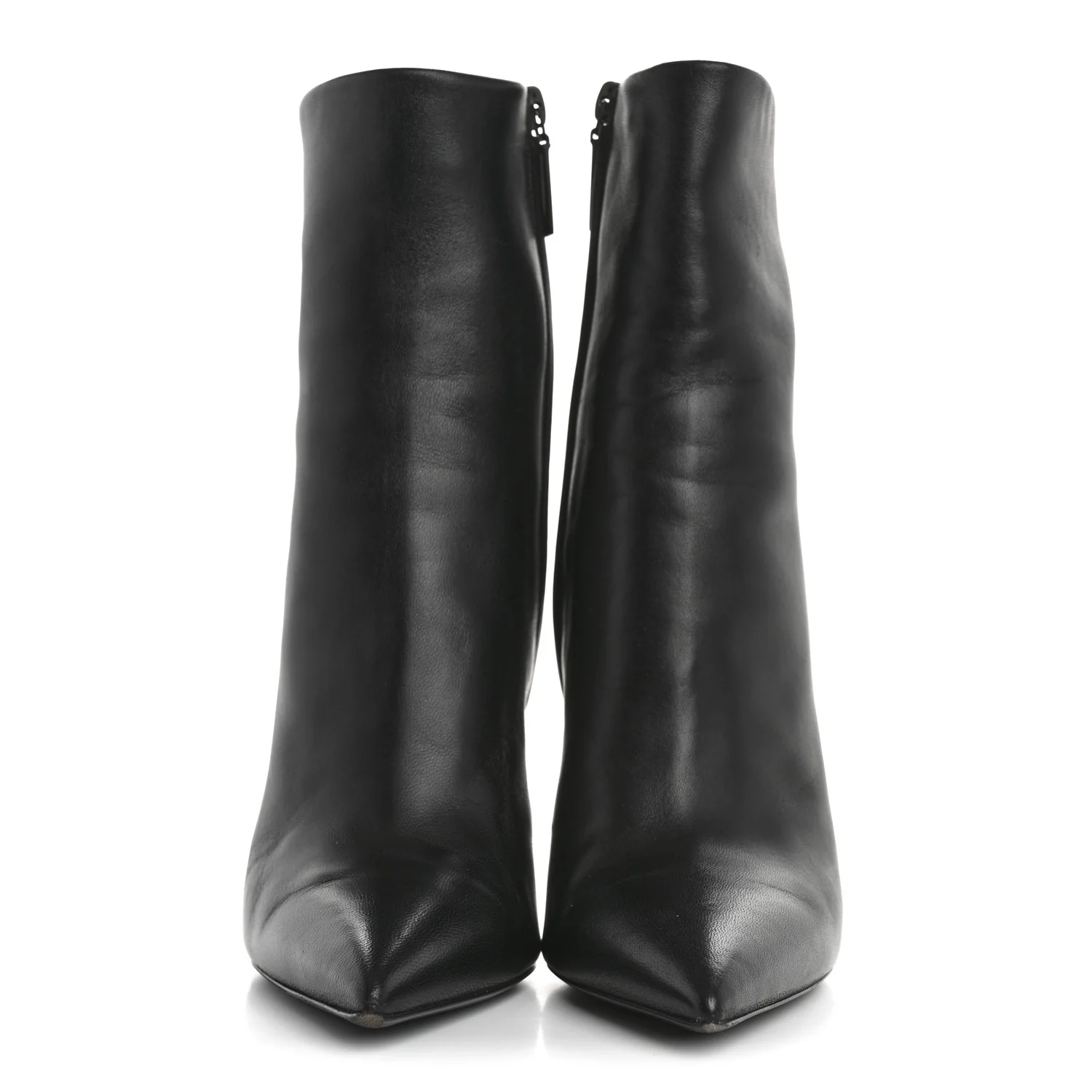 Calfskin Opyum Ankle Boots 36.5 Black - Top Club