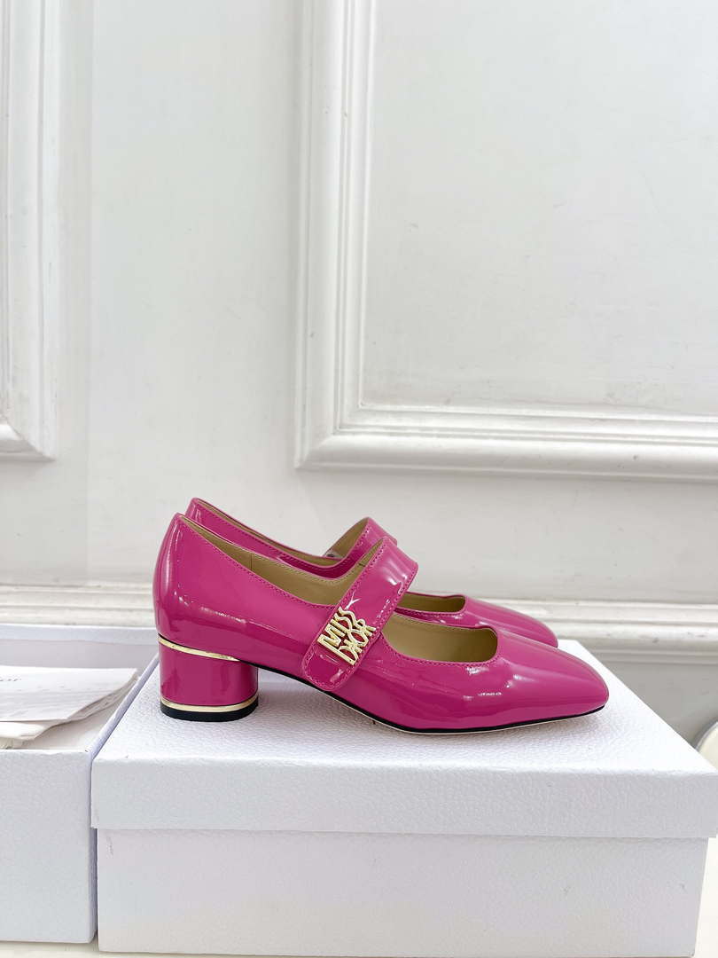 Dior KDV268VNI Miss Dior Pump 40mm Patent Calfskin D82979 - Sneaker Replica Workshop