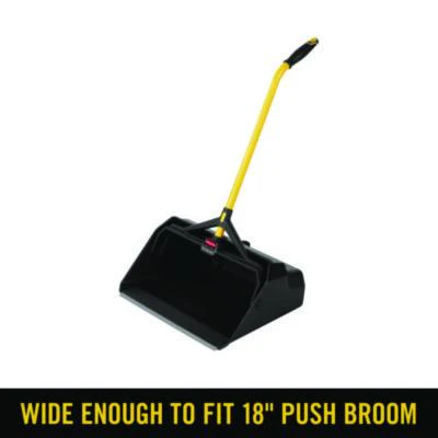 Heavy-Duty YELLOW Stand Up Debris Pan - Victorias Cleaning and Janitor