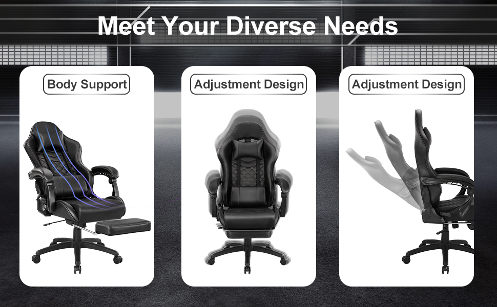 Adjustable in multiple places for more comfort