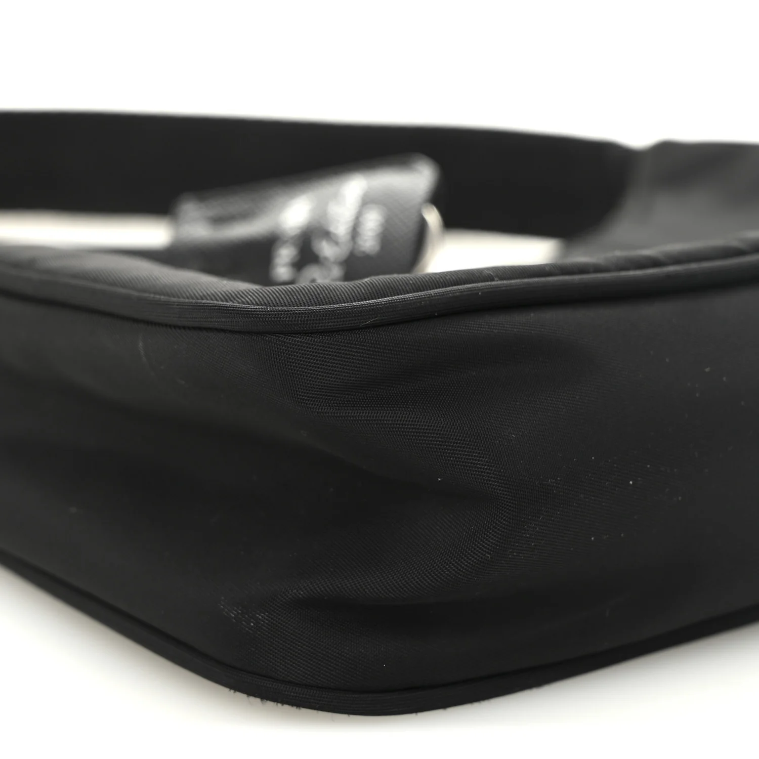 Tessuto Nylon Mini Re-Edition 2000 Bag Black - Top Club