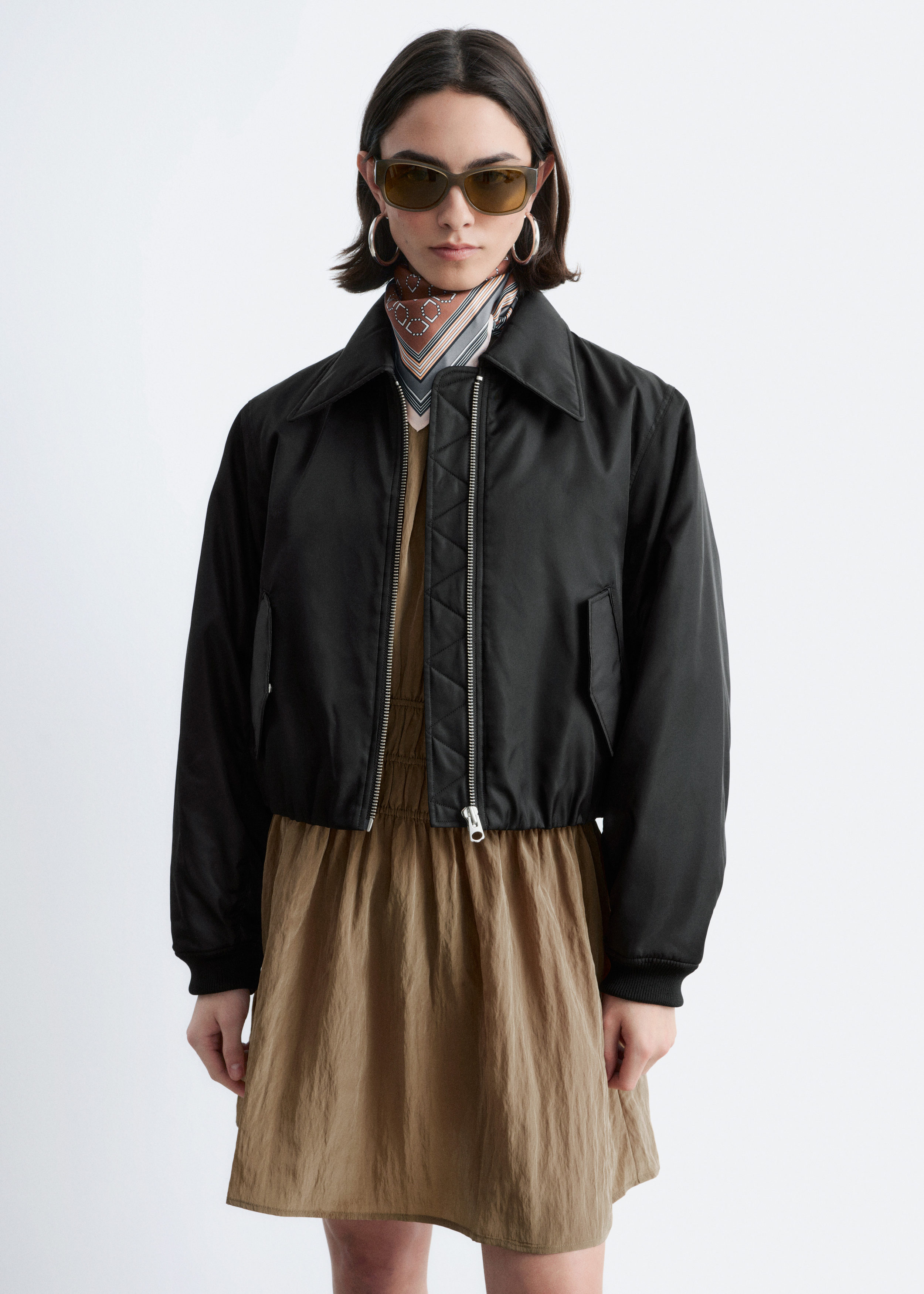 & Other Stories CROPPED BOMBER JACKET