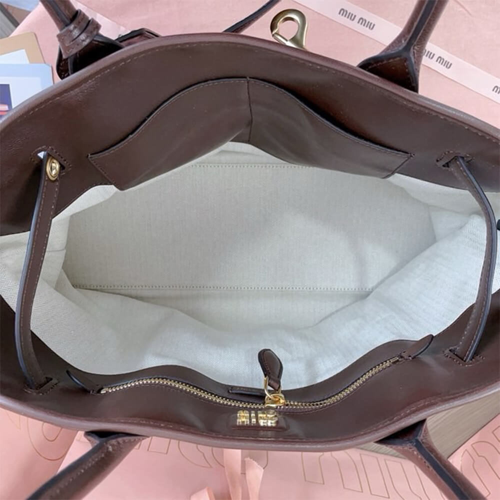 MIUMIU Medium Aventure nappa leather bag(HIGH-END Grade) - Top Club