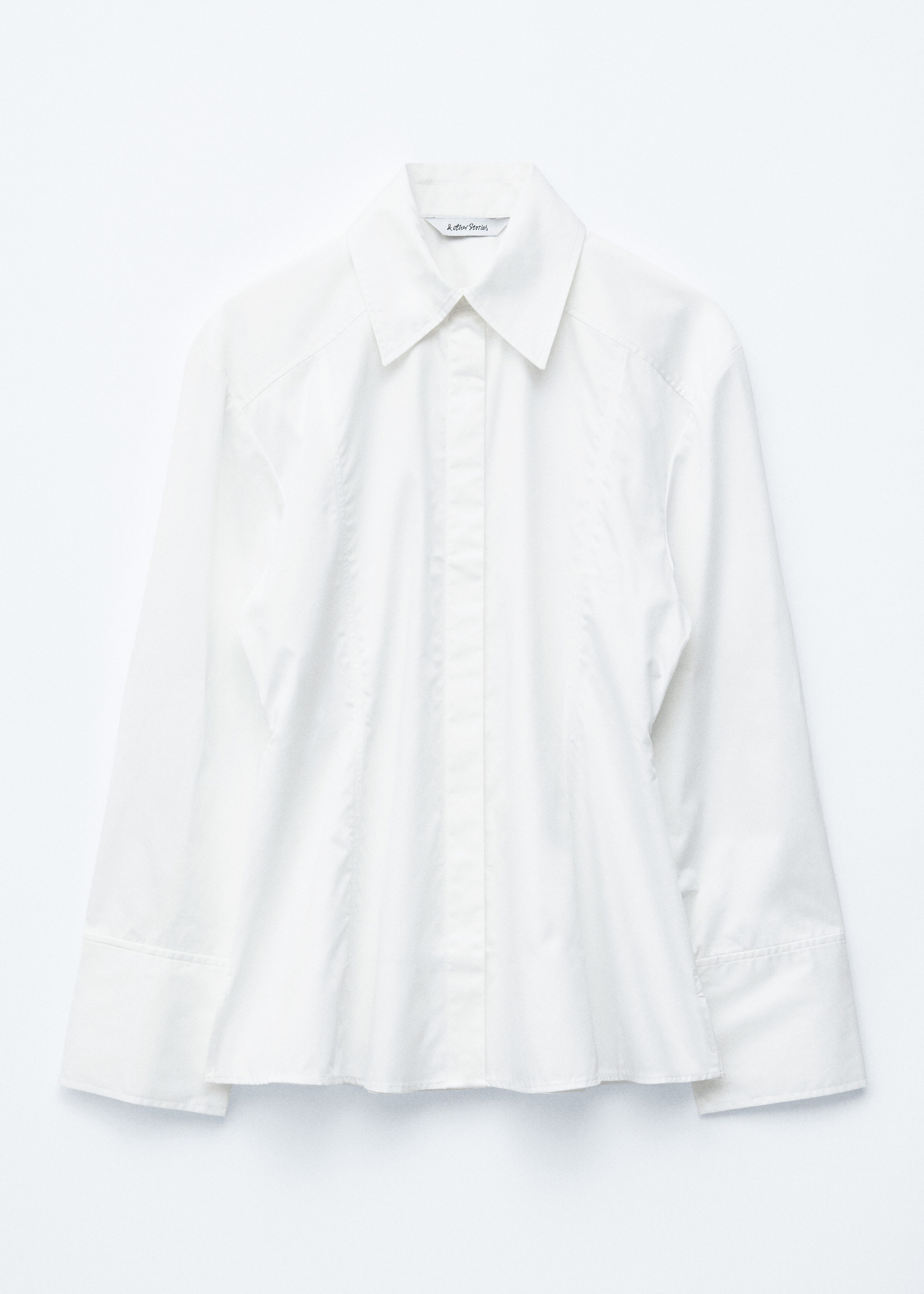 & Other Stories TAPERED TIE-BELT SHIRT