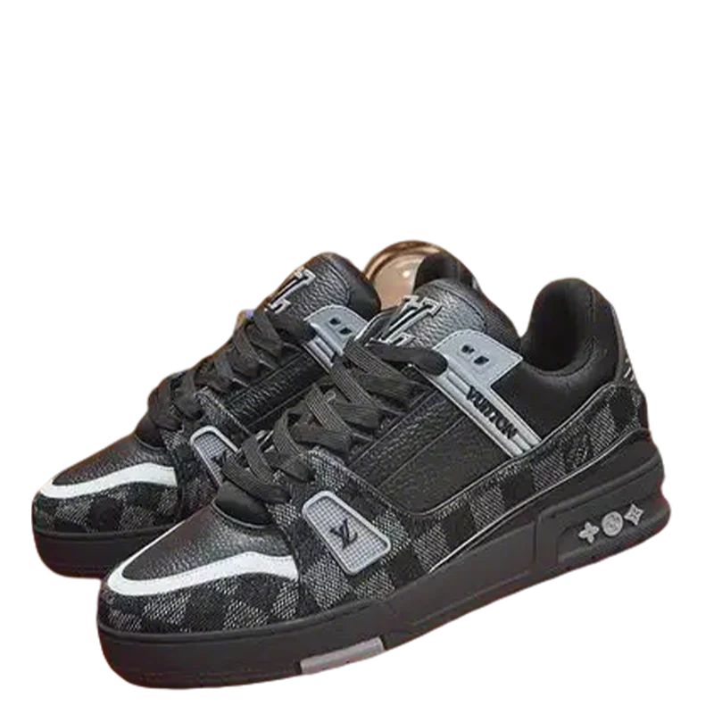 Unisex Louis Vuitton Sneakers With Stylish Checkered Design For All - Sneaker Replica Workshop