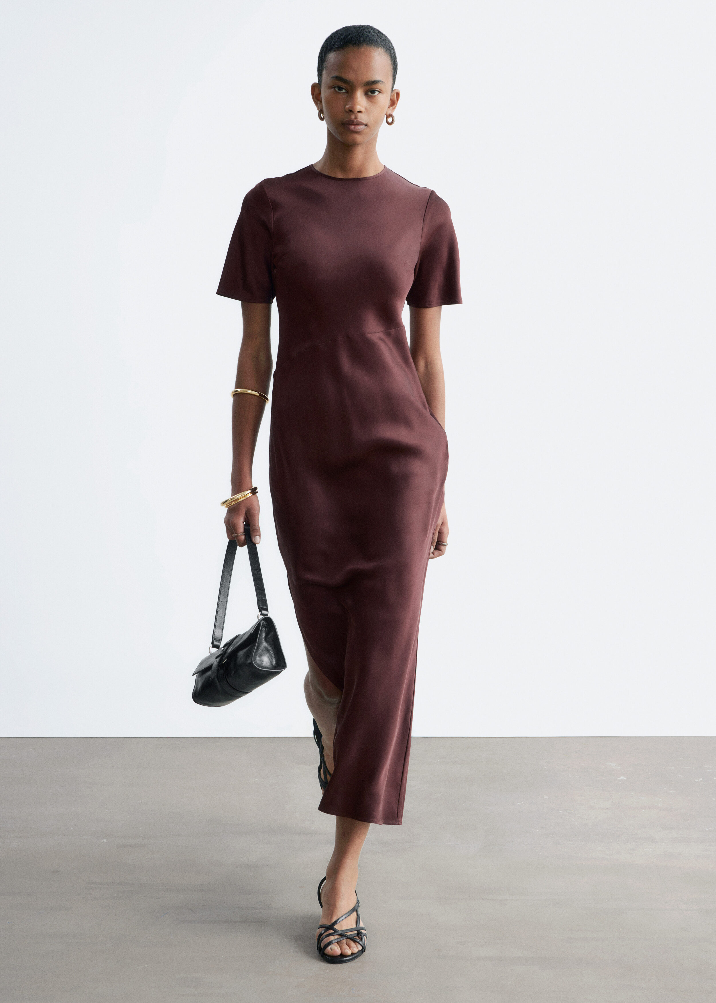 & Other Stories PAISLEY VISCOSE MAXI DRESS