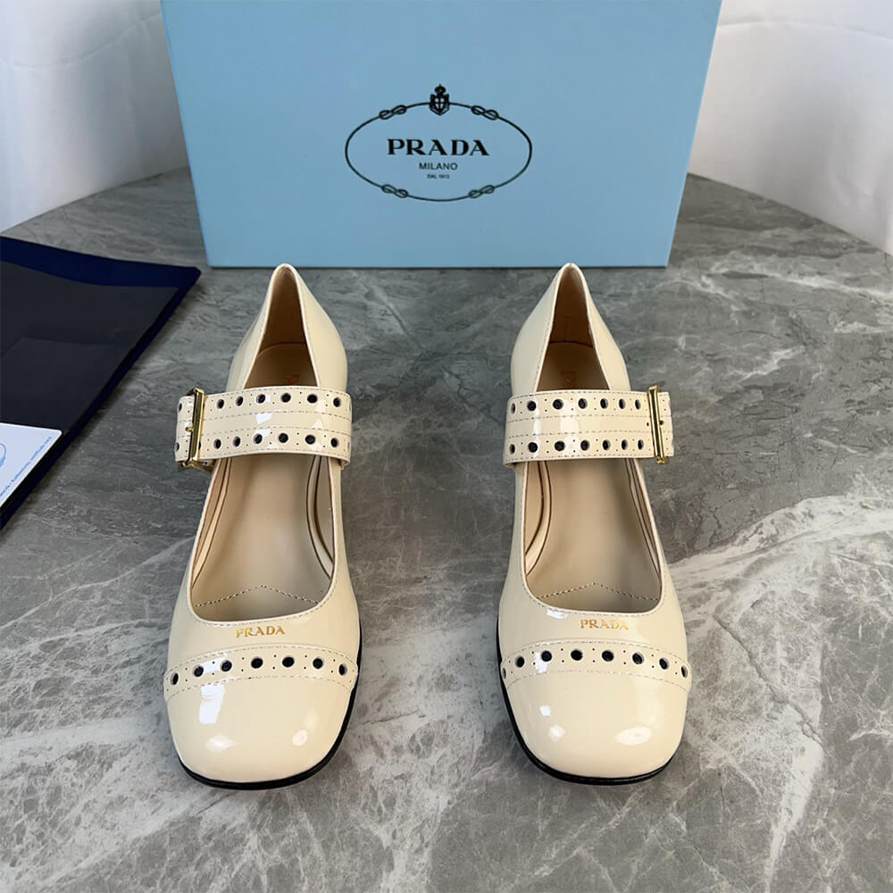 PRADA Patent leather Mary Jane pumps - Top Club