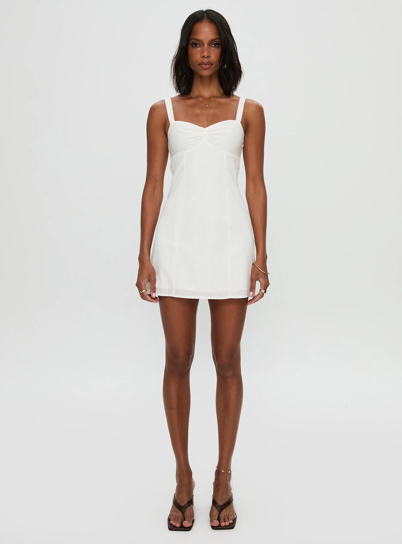 Summer Isles Mini Dress White