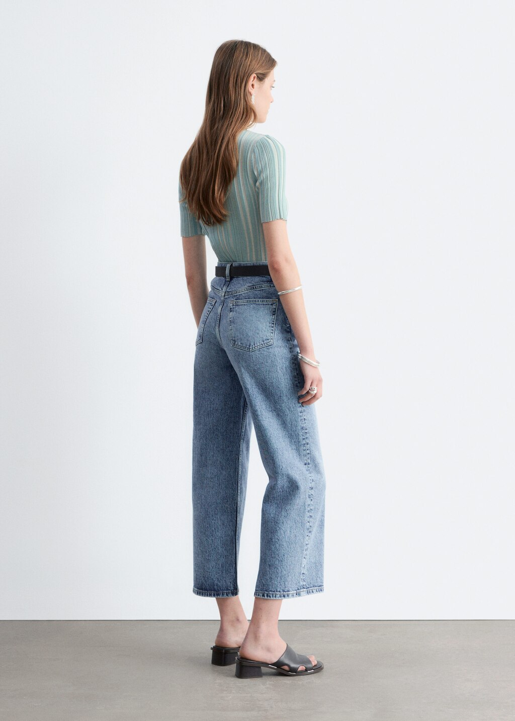 & Other Stories CROPPED WIDE-LEG JEANS