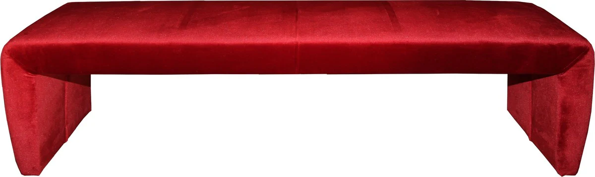 Luxury bench in Bordeaux red 181 x 50 x H. 48 cm - Luxury bench