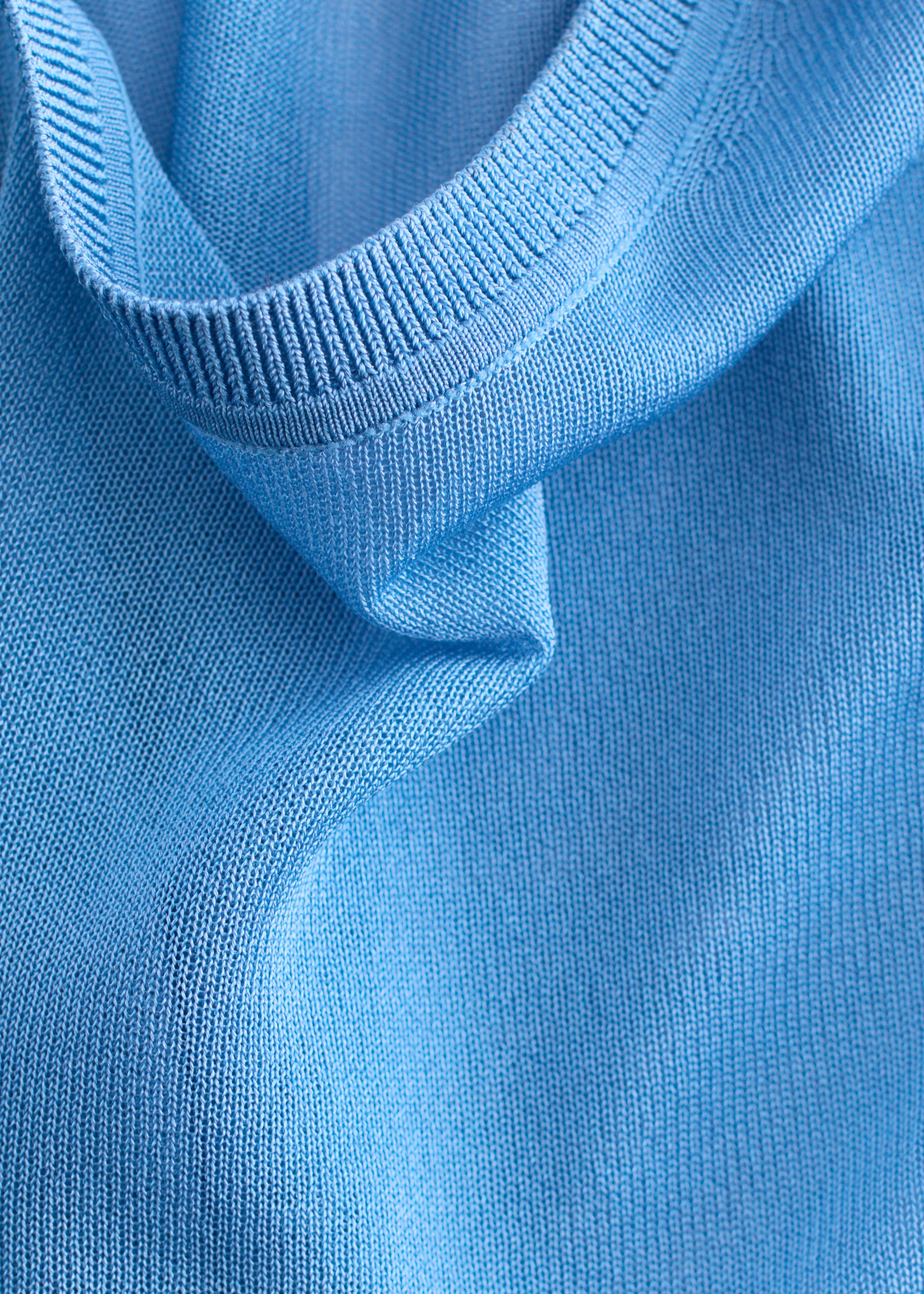 & Other Stories FINE-KNIT SHEER TOP