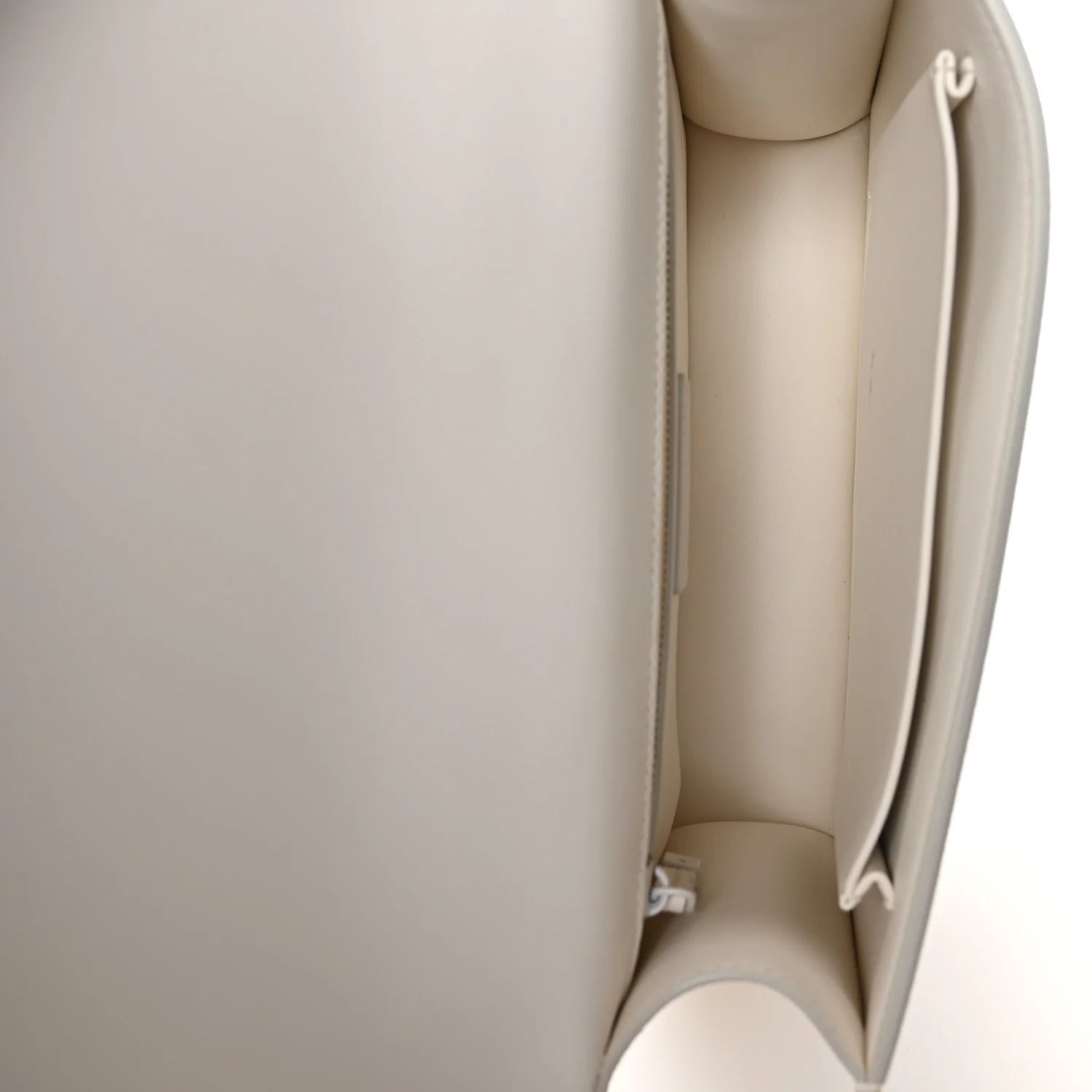 Ultra Matte Grained Calfskin 30 Montaigne Flap Bag White - Top Club